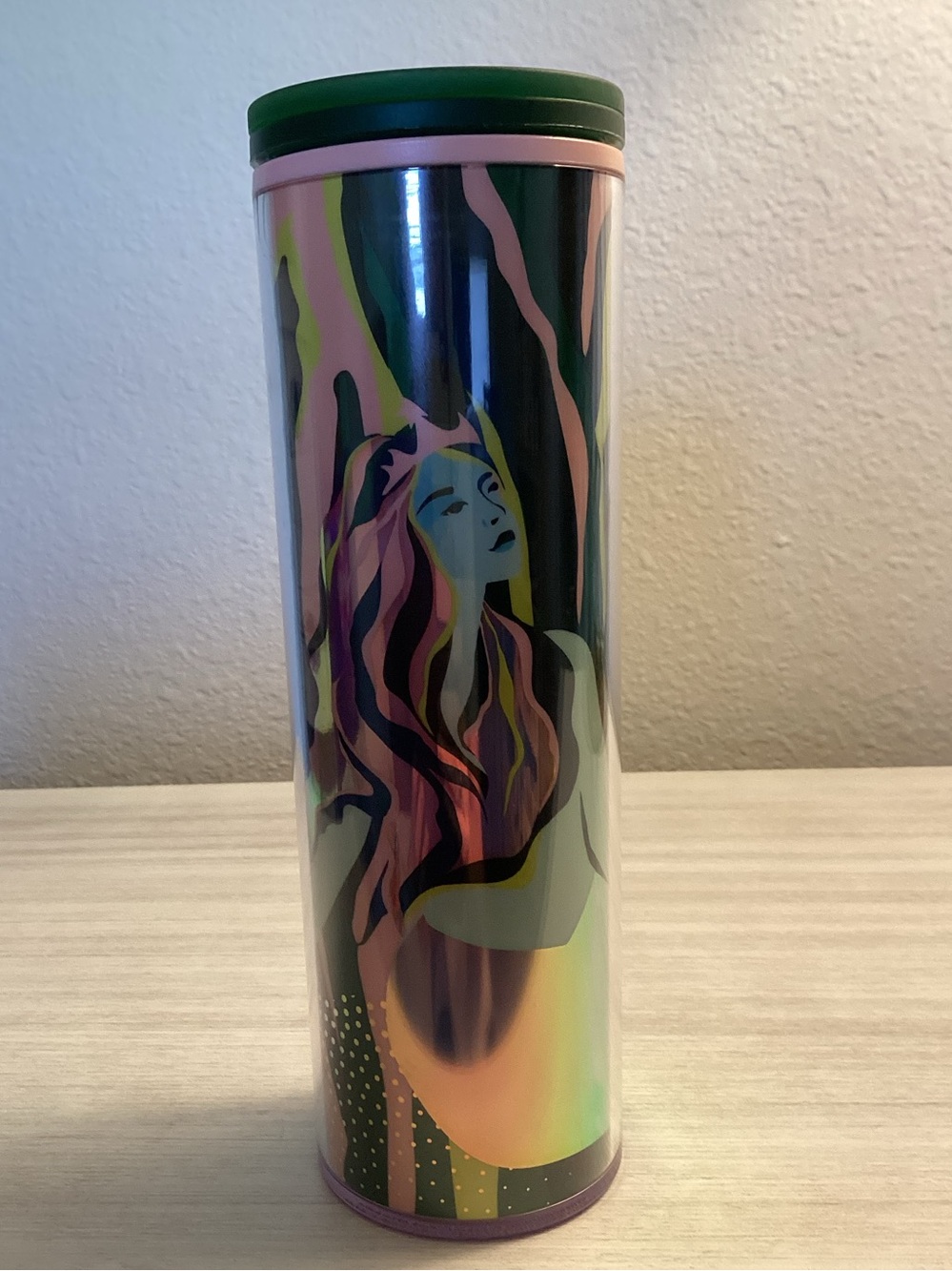 NEW Starbucks 2024 Spring Anniversary Siren Mermaid Bottle 16oz Tumbler